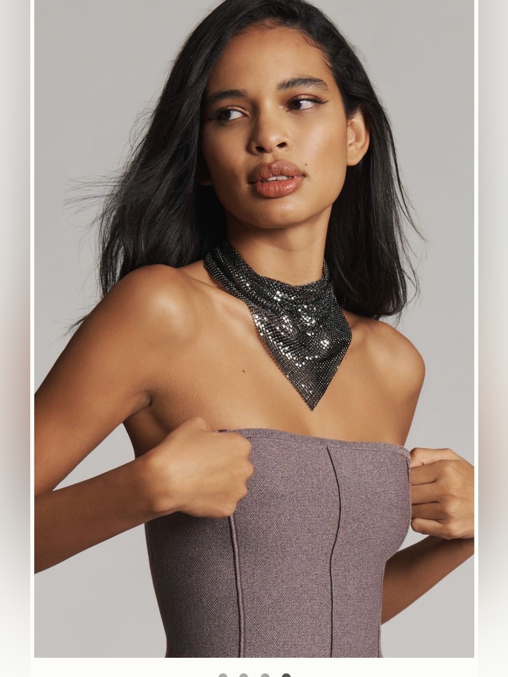 Pilcro Hourglass Sparkly Sweater Tank - Picture 2 of 9